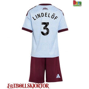 Aston Villa Victor Lindelof #3 Tredje Kläder Barn 2026-27 Kortärmad (+ Korta byxor)